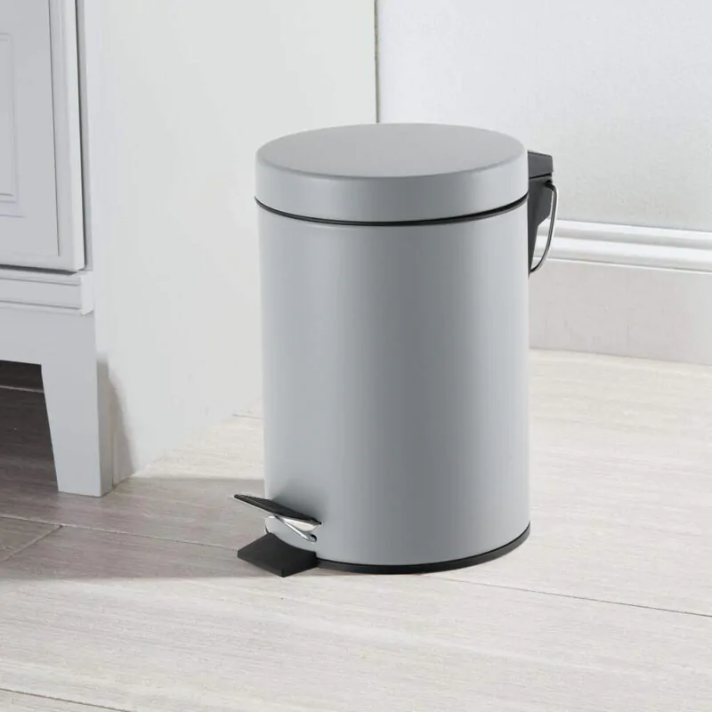 Foot Pedal Stainless Steel dust bin WBR001 - Image 4