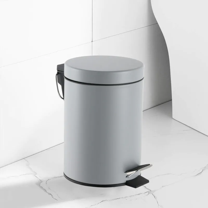 Foot Pedal Stainless Steel dust bin WBR001 - Image 5