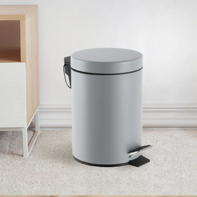 Foot Pedal Stainless Steel dust bin WBR001 - Image 7
