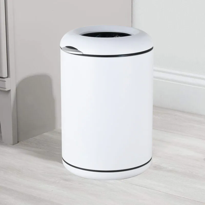 5 liter round stainless steel trash can with soft close function-WBO020 - Image 4
