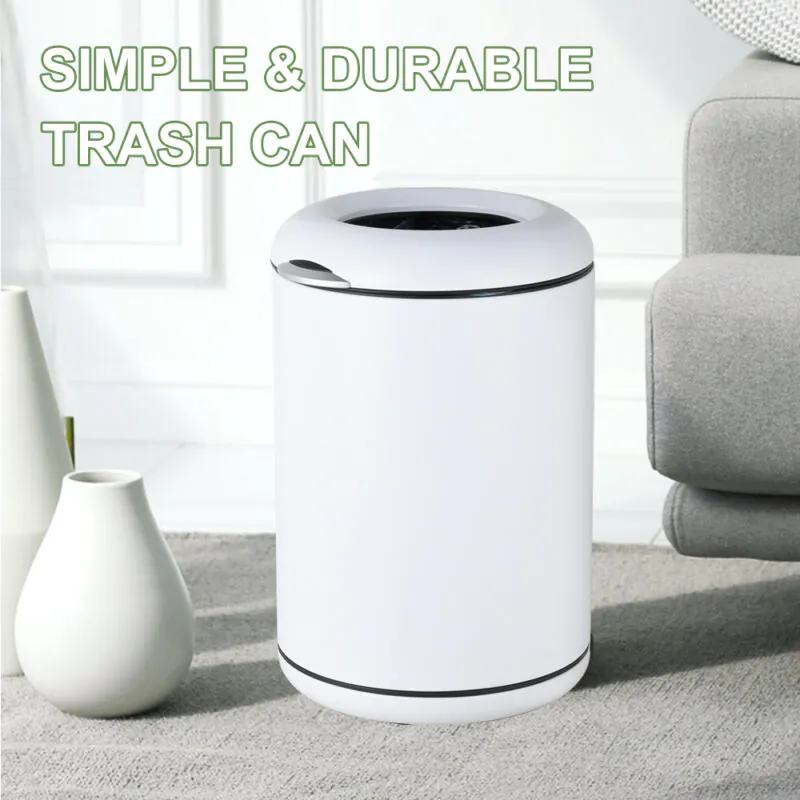 5 liter round stainless steel trash can with soft close function-WBO020 - Image 10