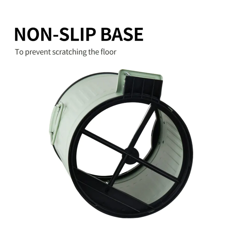 Round Vintage Garbage Bin Trash Can WBR004 - Image 5