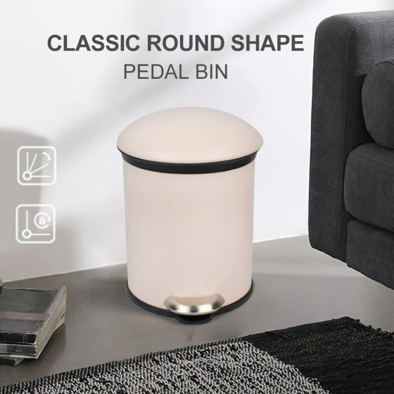 Metal Dome lid Waste Bin WBR005
