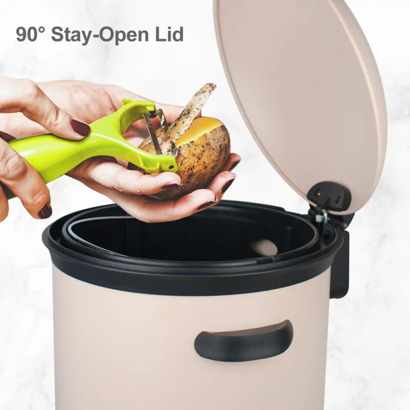 Metal Dome lid Waste Bin WBR005 - Image 3