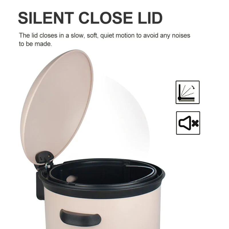 Metal Dome lid Waste Bin WBR005 - Image 4