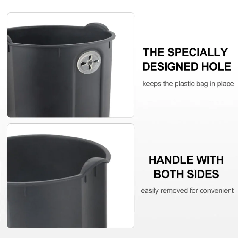 2.1 Gallon Small Trash Can with Lid WBR065 - Image 6
