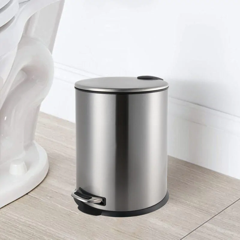 Stainless Steel garbage bin with Foot Pedal WBR076
