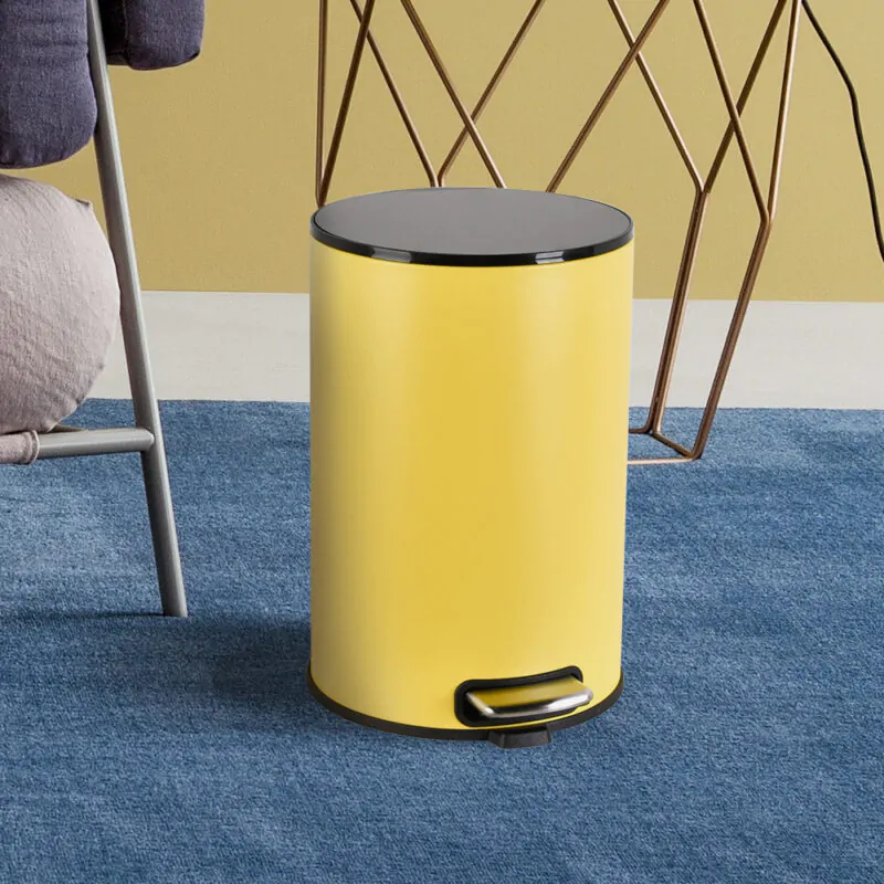 Trash Can with Lid Soft Close and Removable Inner  WBR077