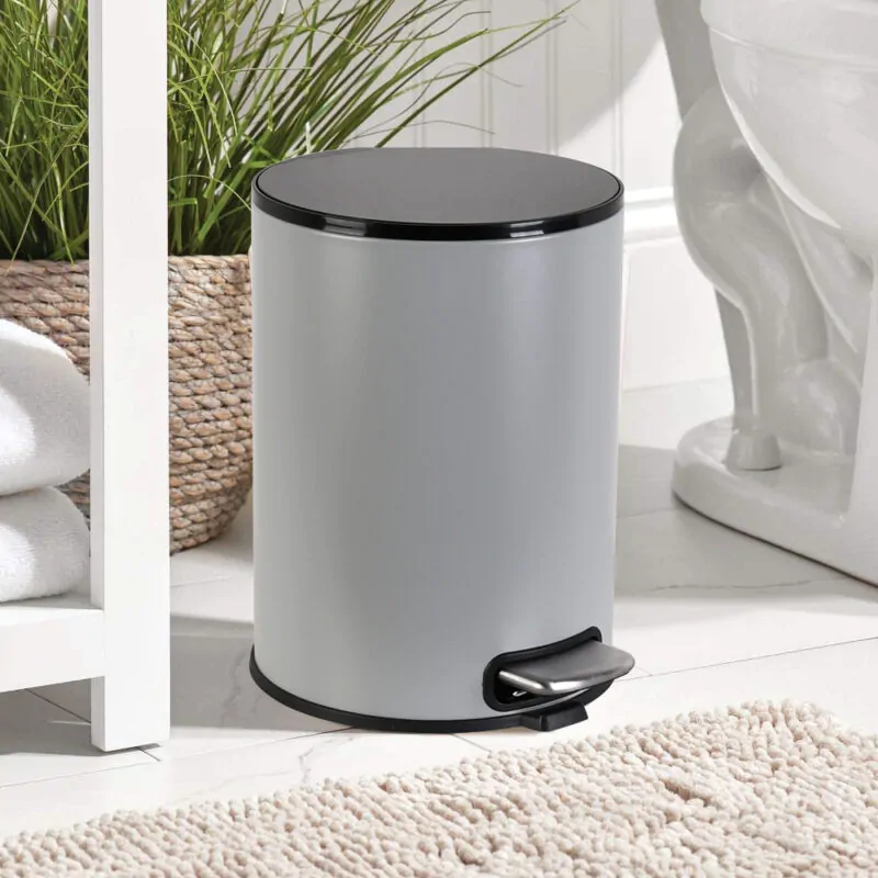 Trash Can with Lid Soft Close and Removable Inner  WBR077 - Image 7