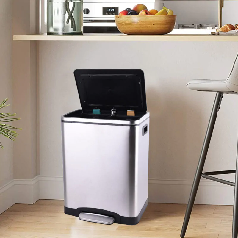 30L 2x3.96 Gallon Garbage Can WBS005