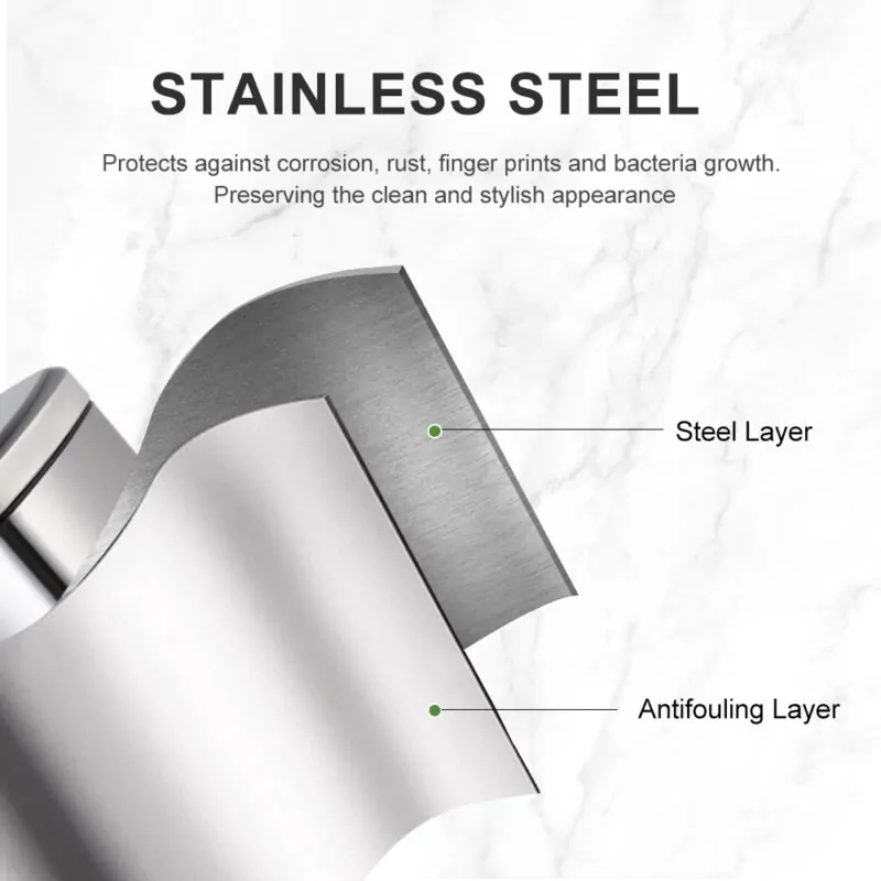 Stainless Steel Trash Can with Foot Pedal  WBS014 - Image 4