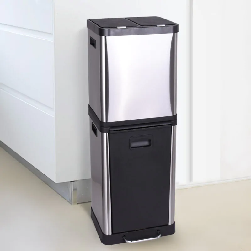 Stainless Steel trash Can with Foot Pedal  WBS046