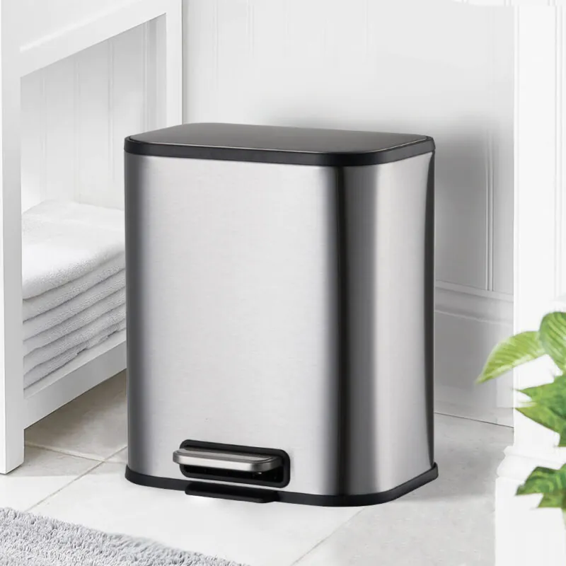 Stylish design stainless steel pedal bin WBS105 - Image 10