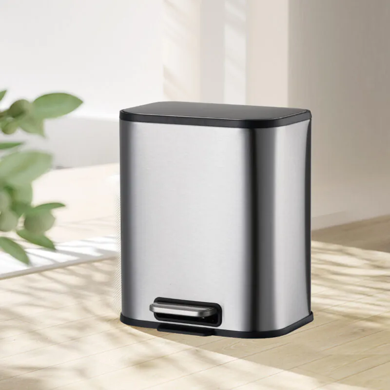Stylish design stainless steel pedal bin WBS105 - Image 6