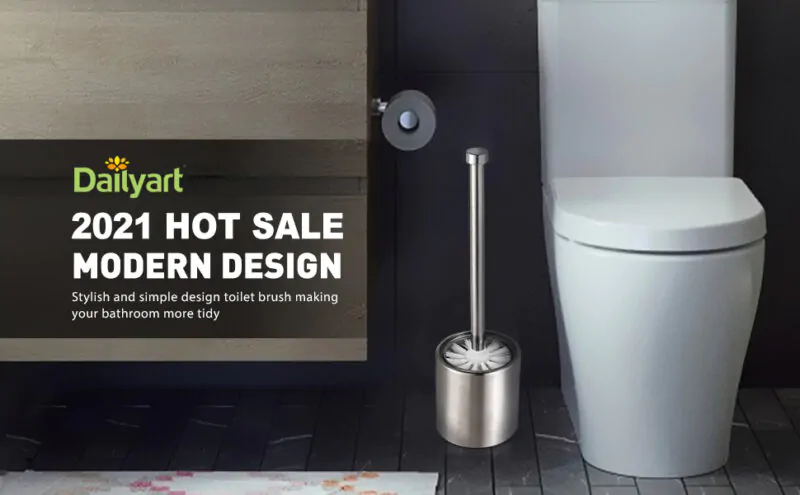 Toilet Bowl Brush Set with Heavy-Weight Base TBR003 - Image 2