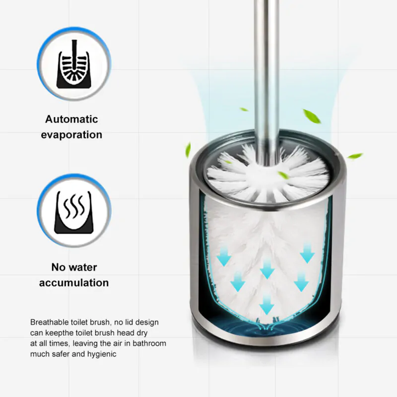 Toilet Bowl Brush Set with Heavy-Weight Base TBR003 - Image 5