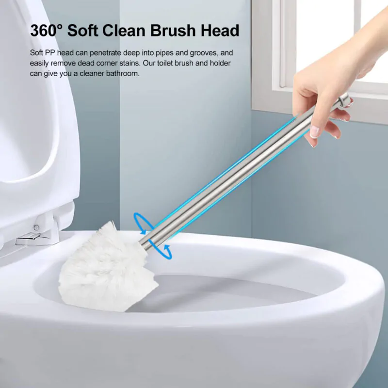 Toilet Bowl Brush Set with Heavy-Weight Base TBR003 - Image 8