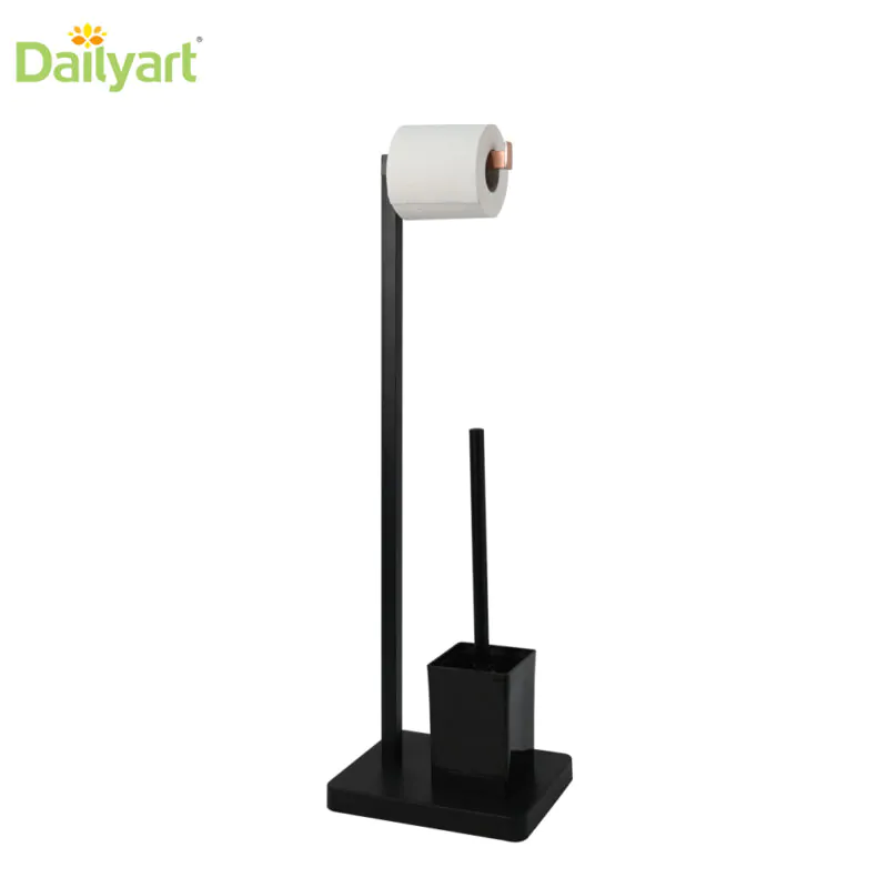 Bamboo Toilet Paper Holder with Heavy Base BTH035