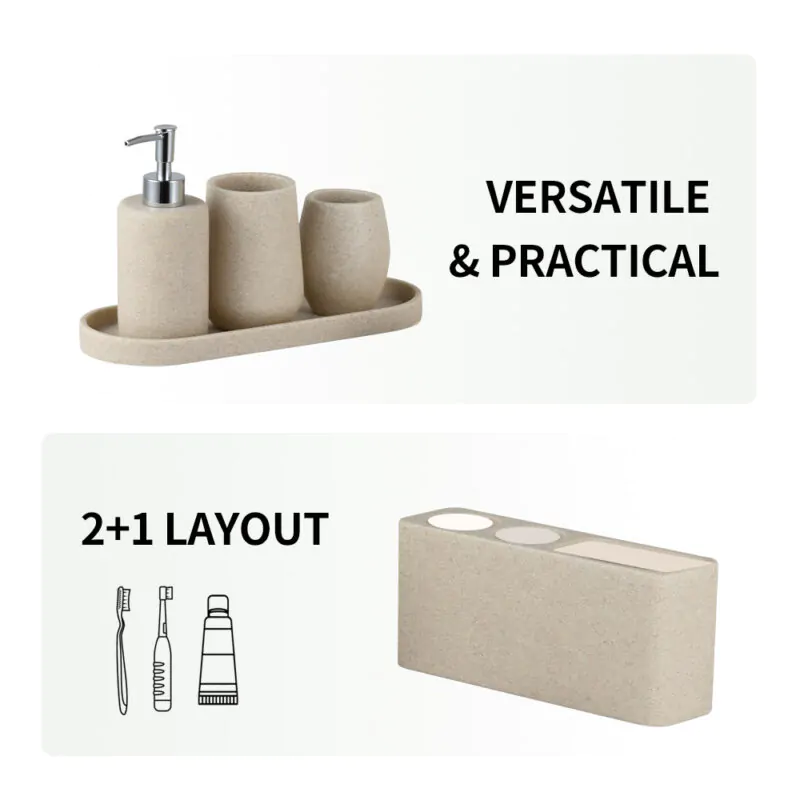 Bathroom 6 piece bathroom set  BA17S06 - Image 4