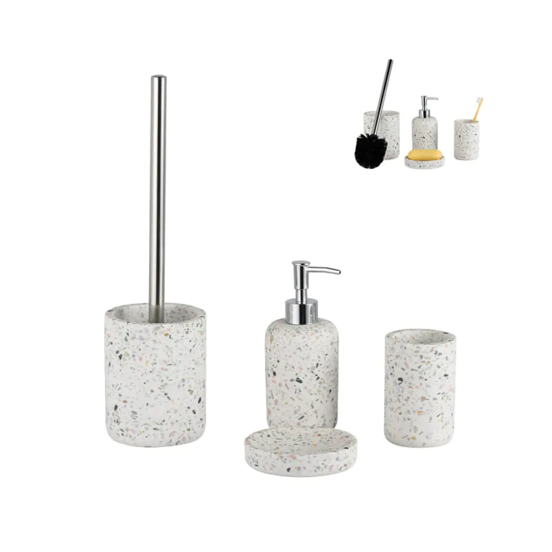 Bathroom Accessories 4 PCS Set Resin BA018S04