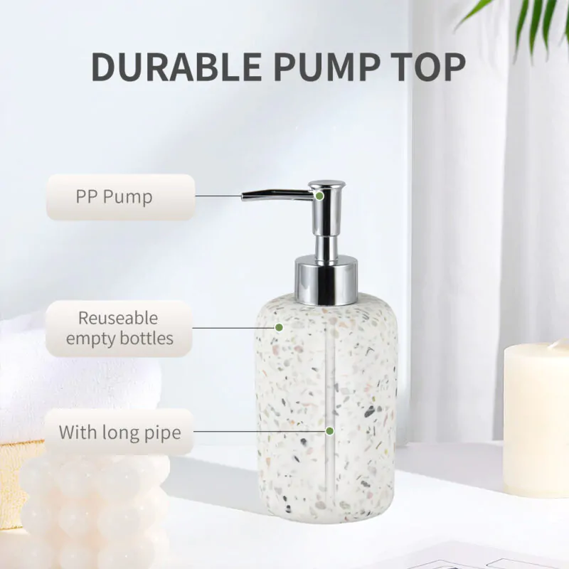 Bathroom Accessories 4 PCS Set Resin BA018S04 - Image 4