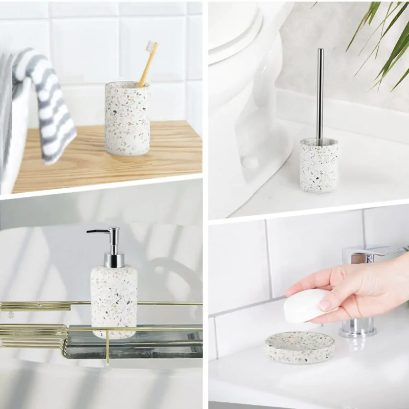 Bathroom Accessories 4 PCS Set Resin BA018S04 - Image 7