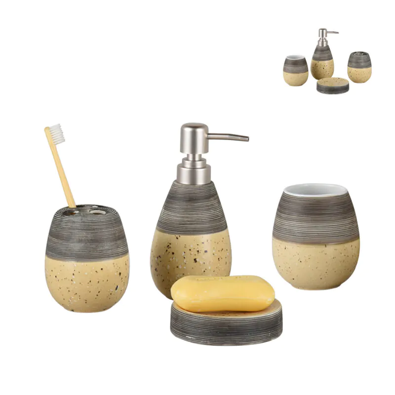 4 Pieces Bathroom Sets Accessories BA020S04