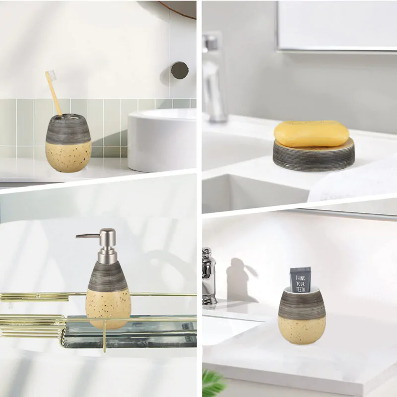 4 Pieces Bathroom Sets Accessories BA020S04 - Image 7