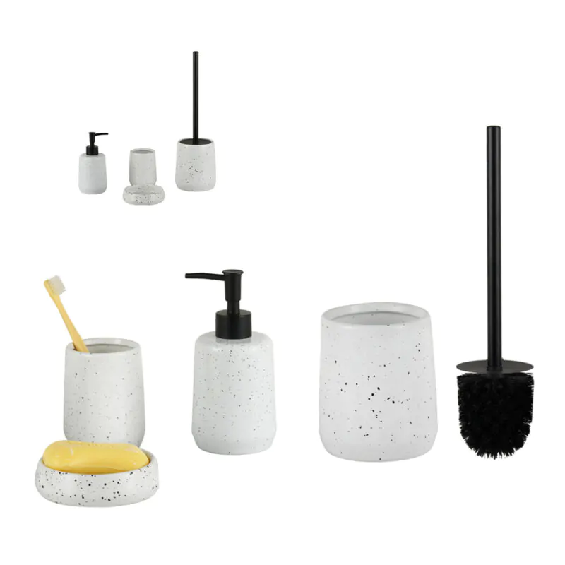 Bathroom Resin Accessories 4PCS Set BA021S04