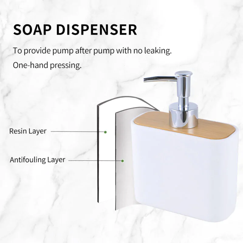 Bathroom Accessories Plastic 3PCS BA054S05 - Image 6