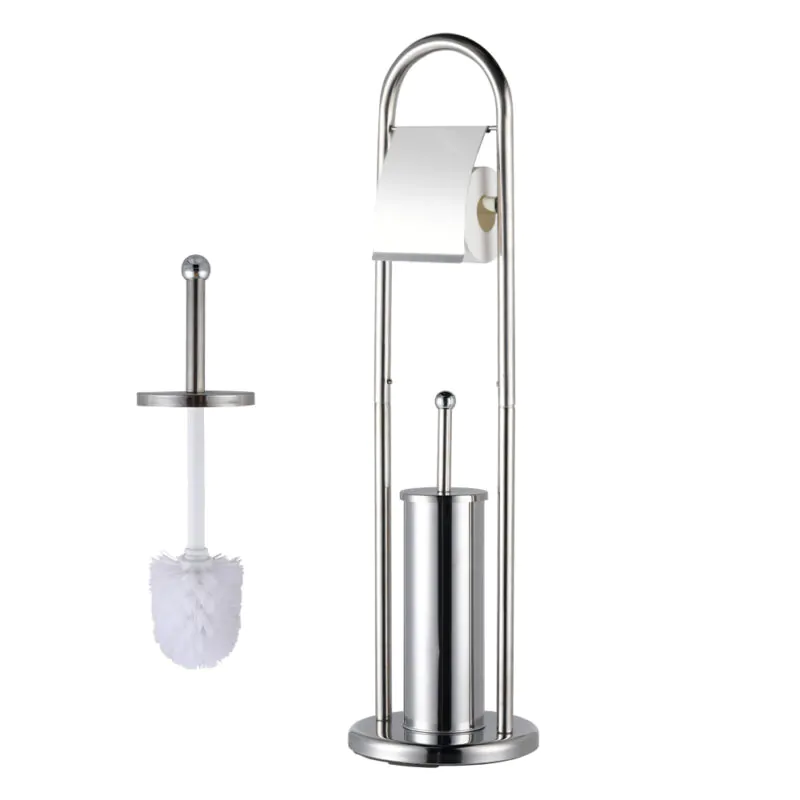 Toilet Paper Holder Stand with Holder Reserve Area BTH030