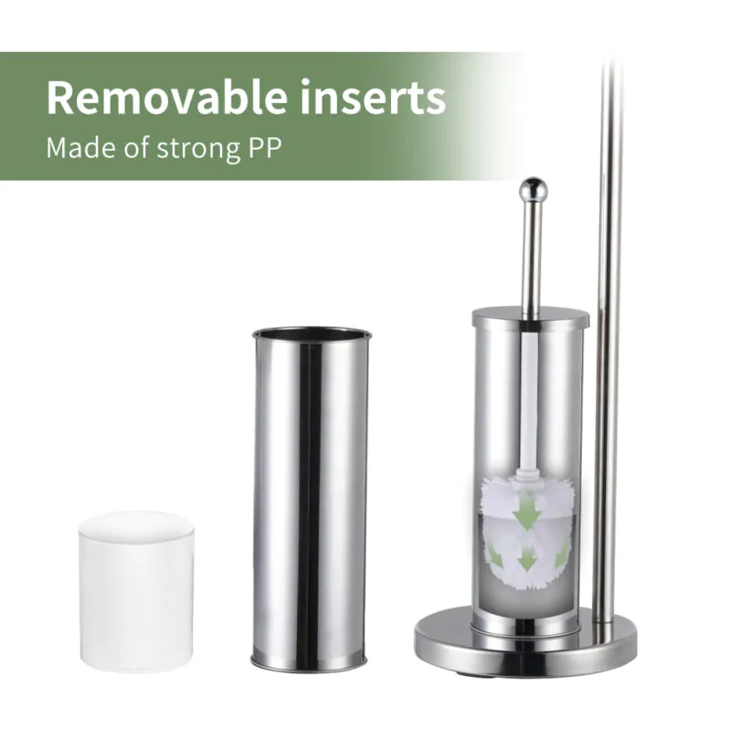 paper holder with brush  toilet storage set BTH031 - Image 6