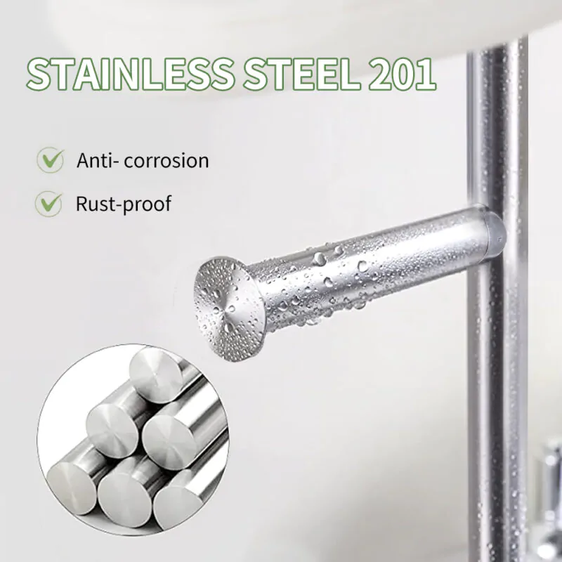 Bathroom Heavyweight Toilet Tissue Paper Roll Storage Holder Stand with Reserve and Shelve BTH042 - Image 4