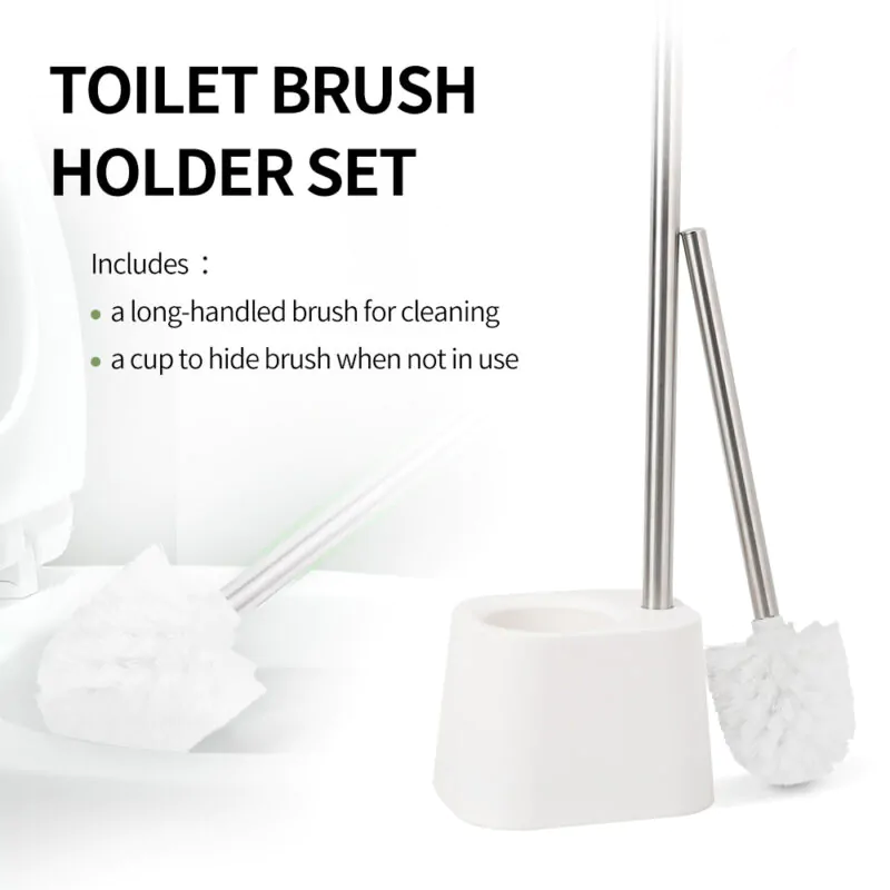 Bathroom Heavyweight Toilet Tissue Paper Roll Storage Holder Stand with Reserve and Shelve BTH042 - Image 6