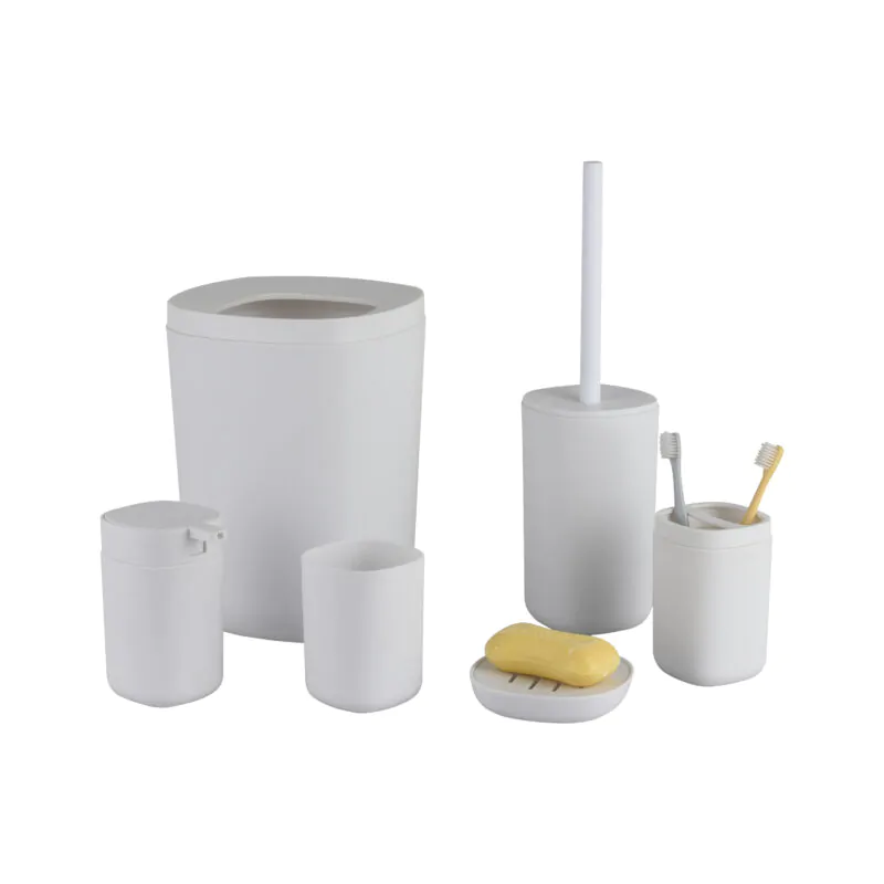 Bathroom Accessories White Bathroom Sets 6 sets BA001S06