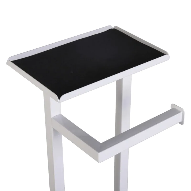 Bathroom Toilet Roll Paper Holder with Toilet Brush and Phone Shelf BTH090 - Image 5
