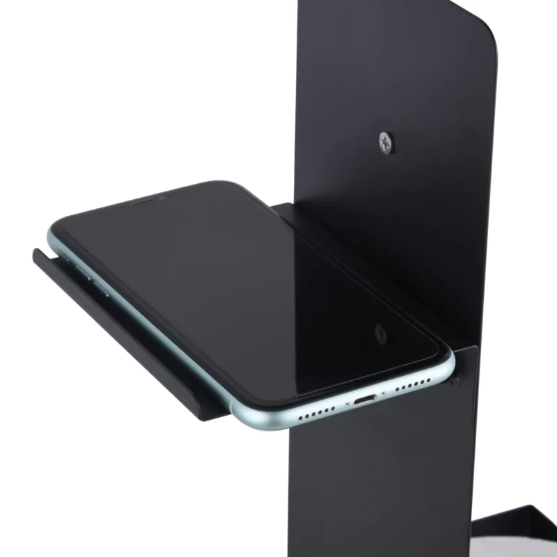 Toilet Roll Paper Holder with Toilet Brush and Phone Shelf BTH067 - Image 2