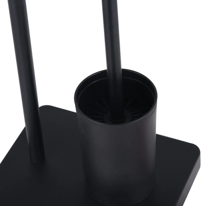 Bathroom Toilet Roll Paper Holder with Toilet Brush BTH064 - Image 3