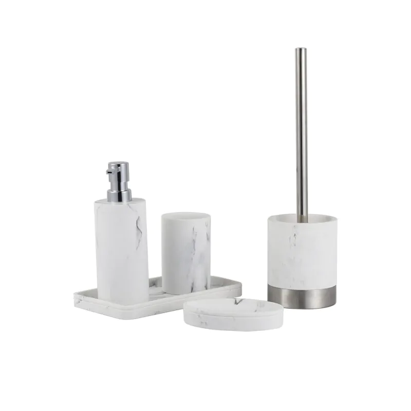 Marbled Resin Bathroom Set BA189S05