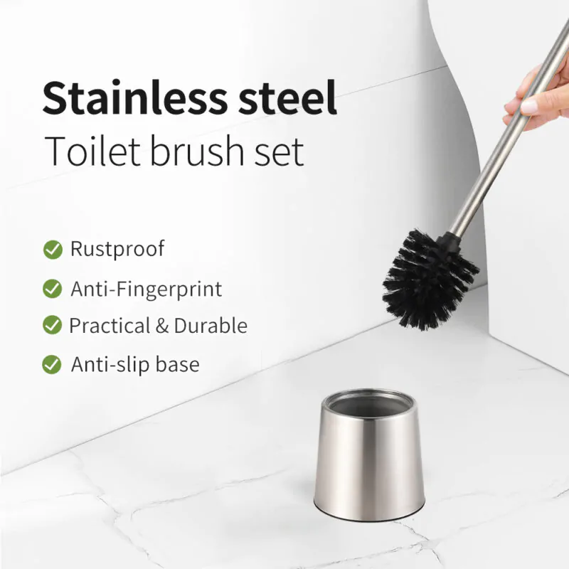 Toilet Bowl Cleaners Brush and Holder WBO002 - Image 2