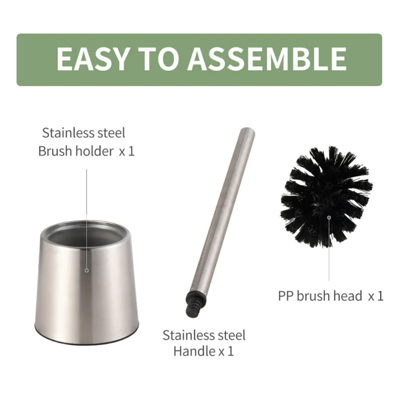 Toilet Bowl Cleaners Brush and Holder WBO002 - Image 7