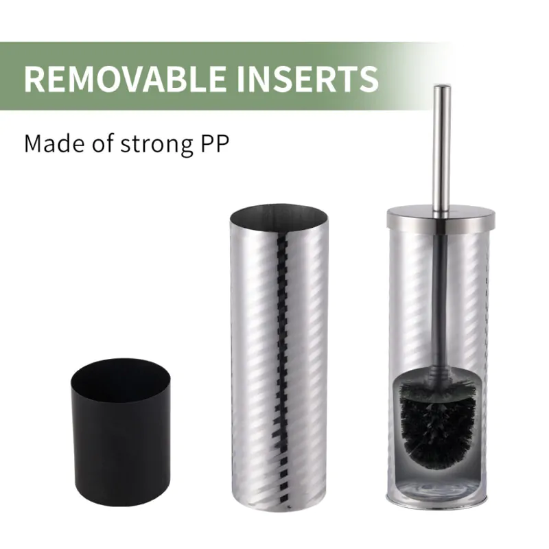 Toilet Brush Holder With Lid TBR015 - Image 6
