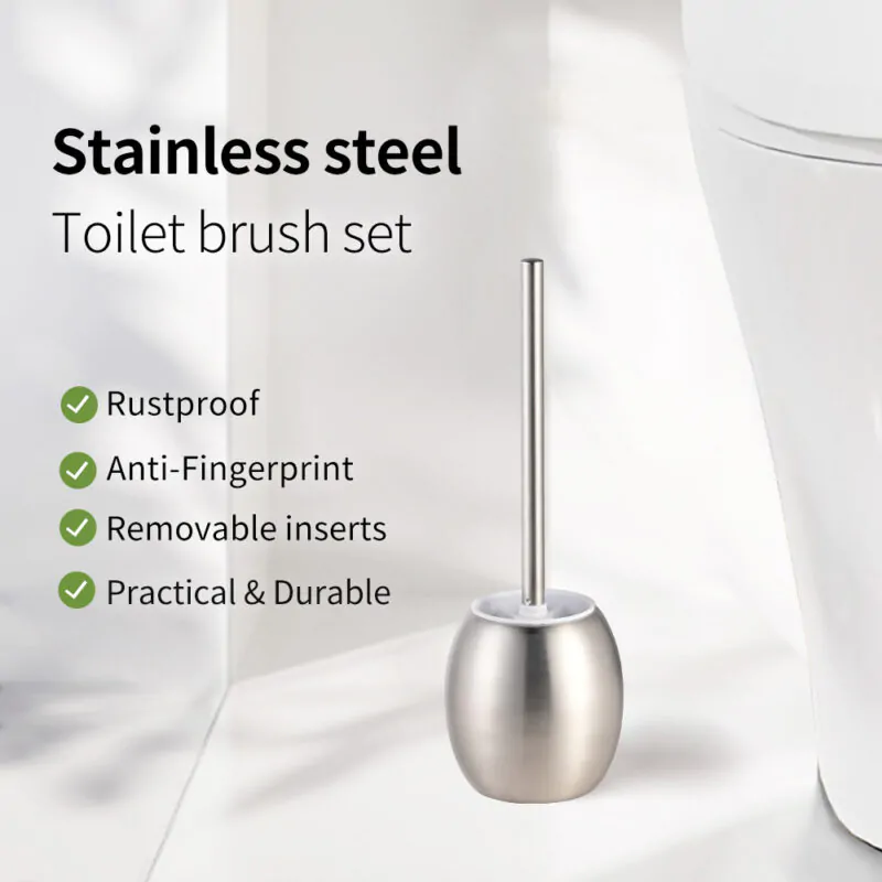 Bowl Shape Toilet Brush Holder TBR017 - Image 2