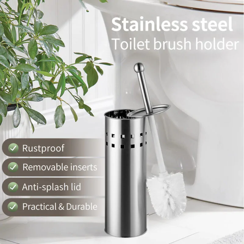 Round Toliet Bathroom Accessories Brush Holder TBR028 - Image 2