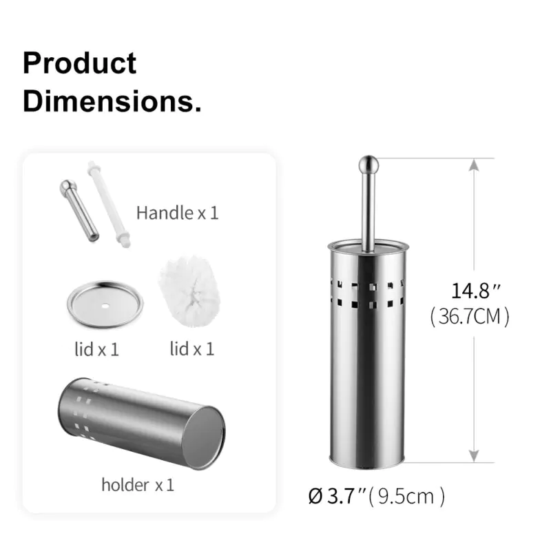 Round Toliet Bathroom Accessories Brush Holder TBR028 - Image 3