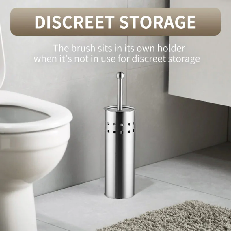 Round Toliet Bathroom Accessories Brush Holder TBR028 - Image 7