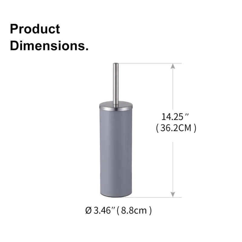 Stainless Steel Toilet Bowl Brush and Holder TBR02B - Image 3