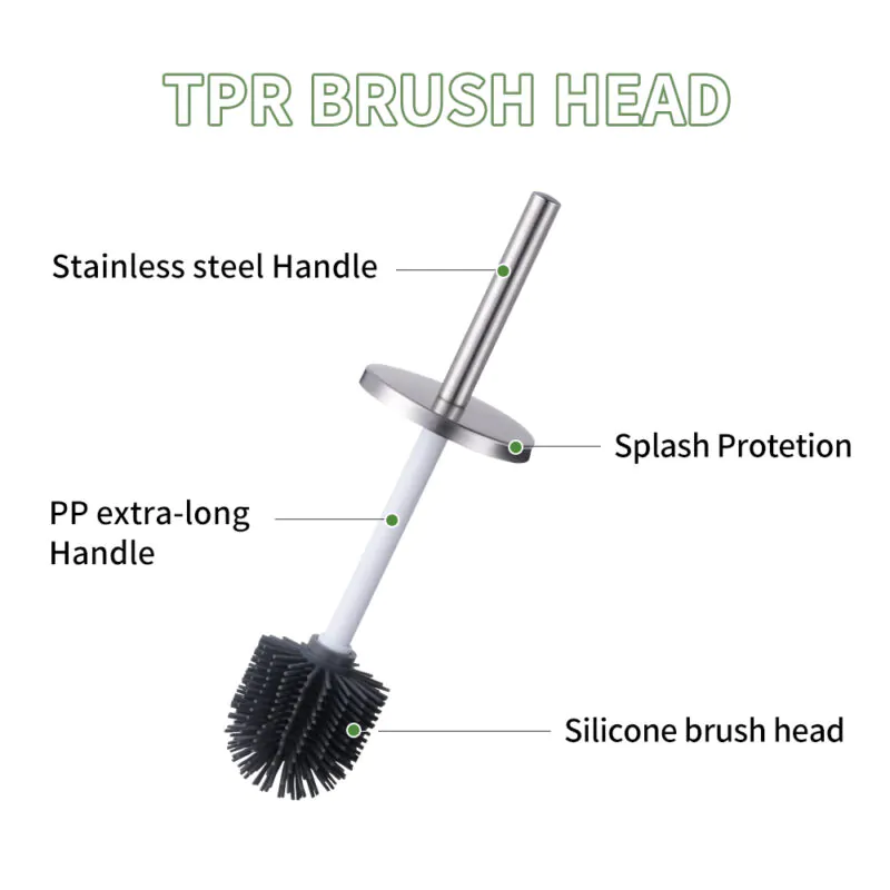 Stainless Steel Toilet Bowl Brush and Holder TBR02B - Image 6