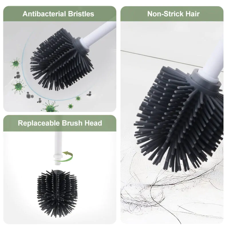 Stainless Steel Toilet Bowl Brush and Holder TBR02B - Image 7