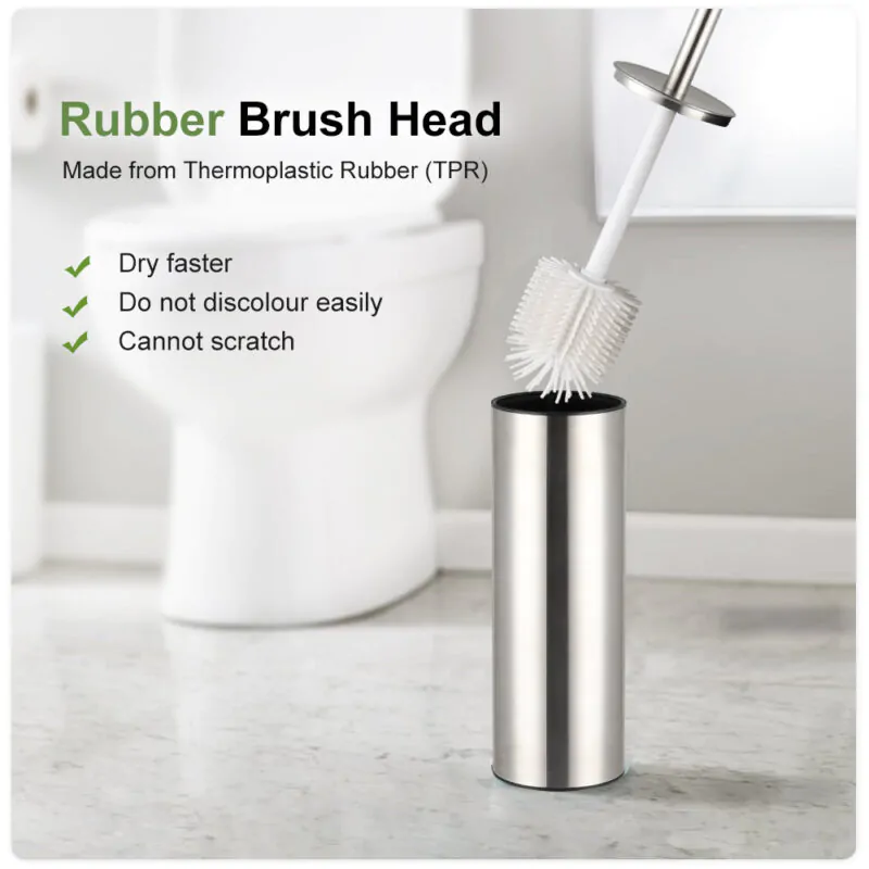 Toilet Brush Holder with Silicone Head TBR055 - Image 4